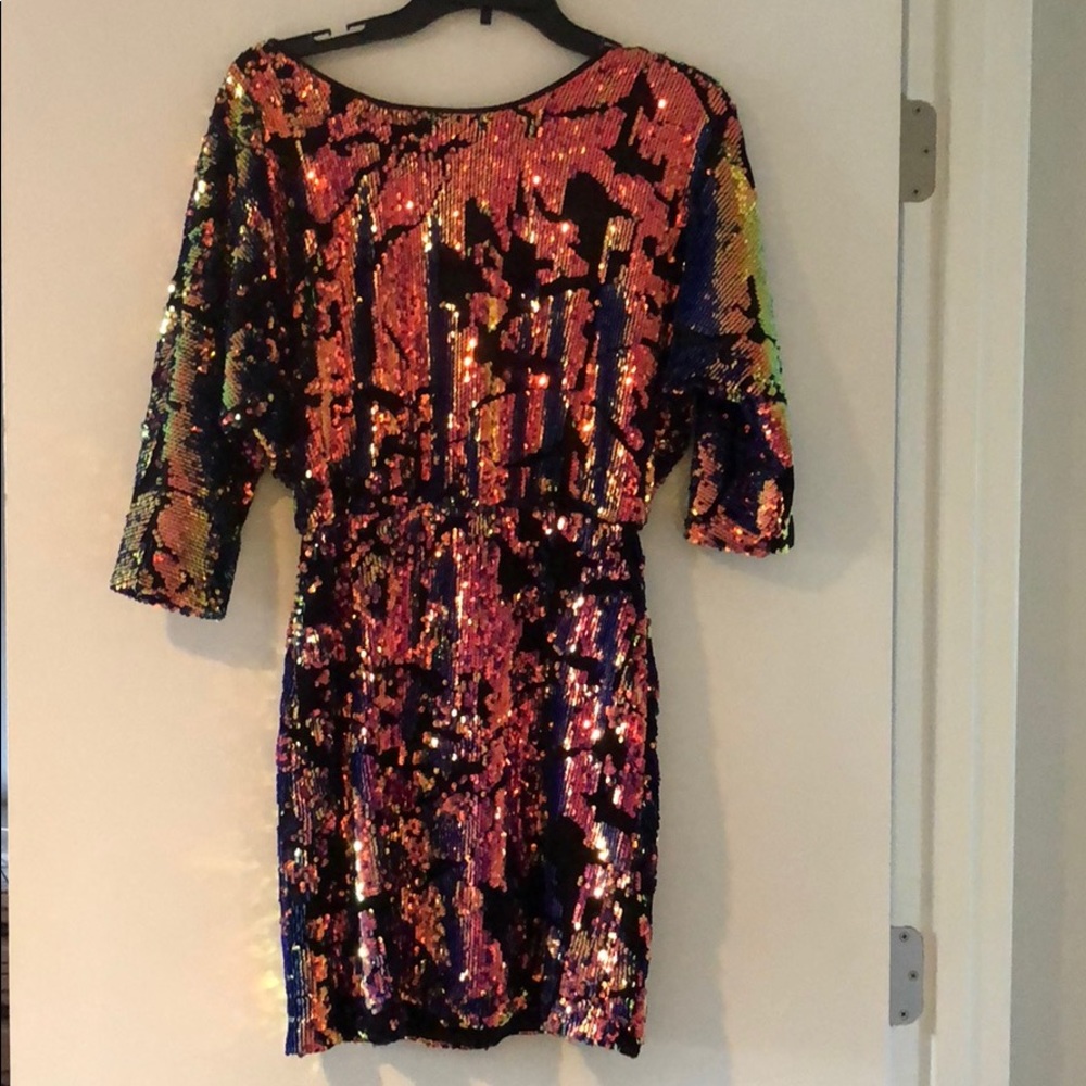 [Urban Outfitters] Sequin & Velvet Mini Dress